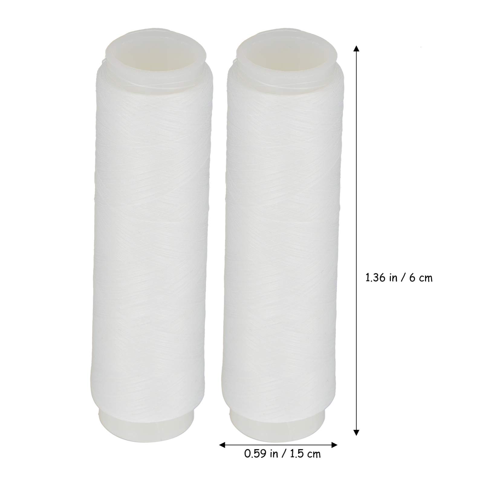 BESPORTBLE 2 Rolls High Elastic Fishing Line - Professional Wear-Resistant Nylon Fishing Ropes for Saltwater & Freshwater Fishing - Perfect for Deep Sea, Lake, and River Angling