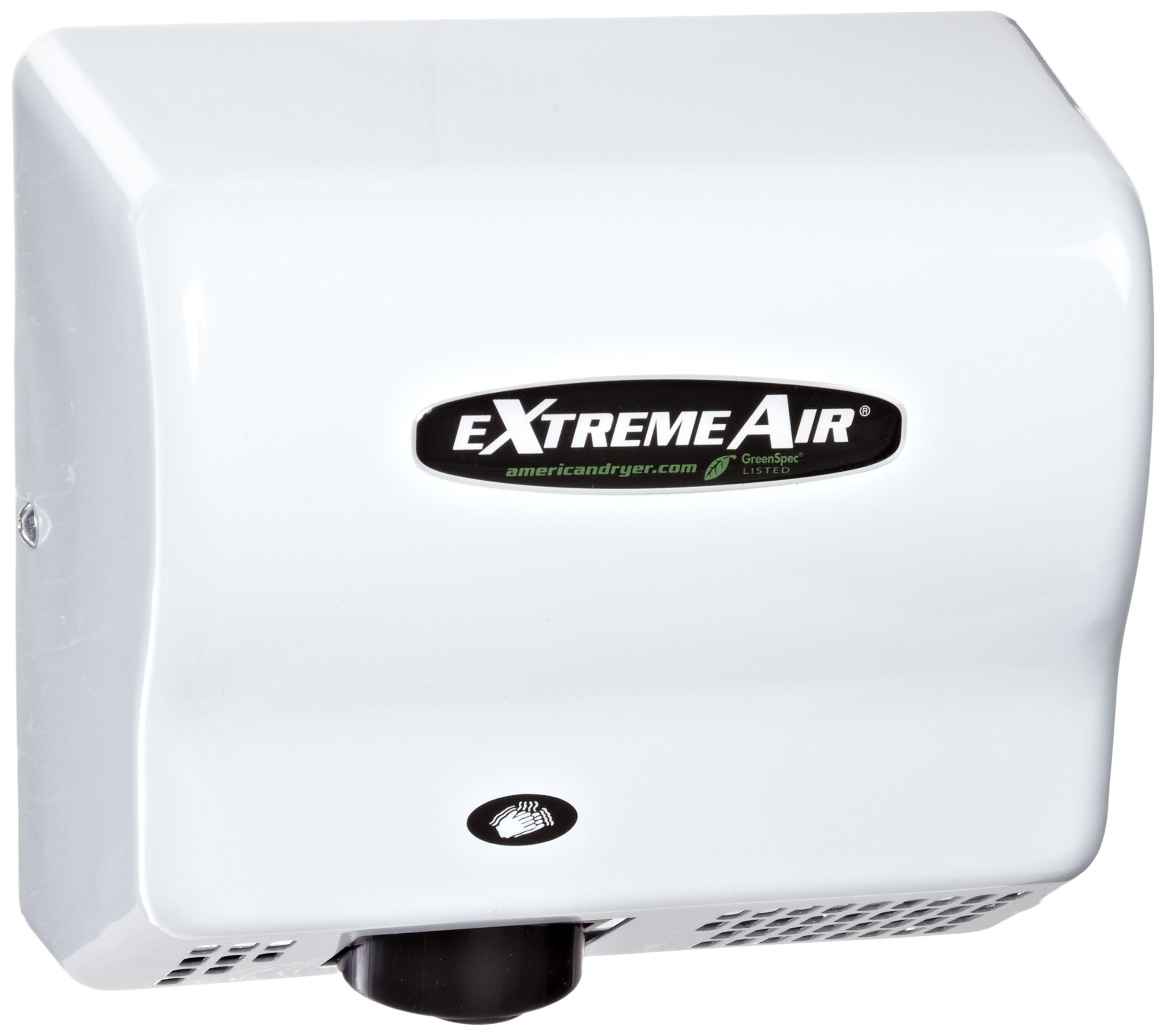 Quiet Electric Hand Dryer for Home & Office - Wall-Mounted Stainless Steel Bathroom Air Blower with Heated Warm Air, Auto Power Switch - Perfect for Restrooms, Kitchens & Public Washrooms