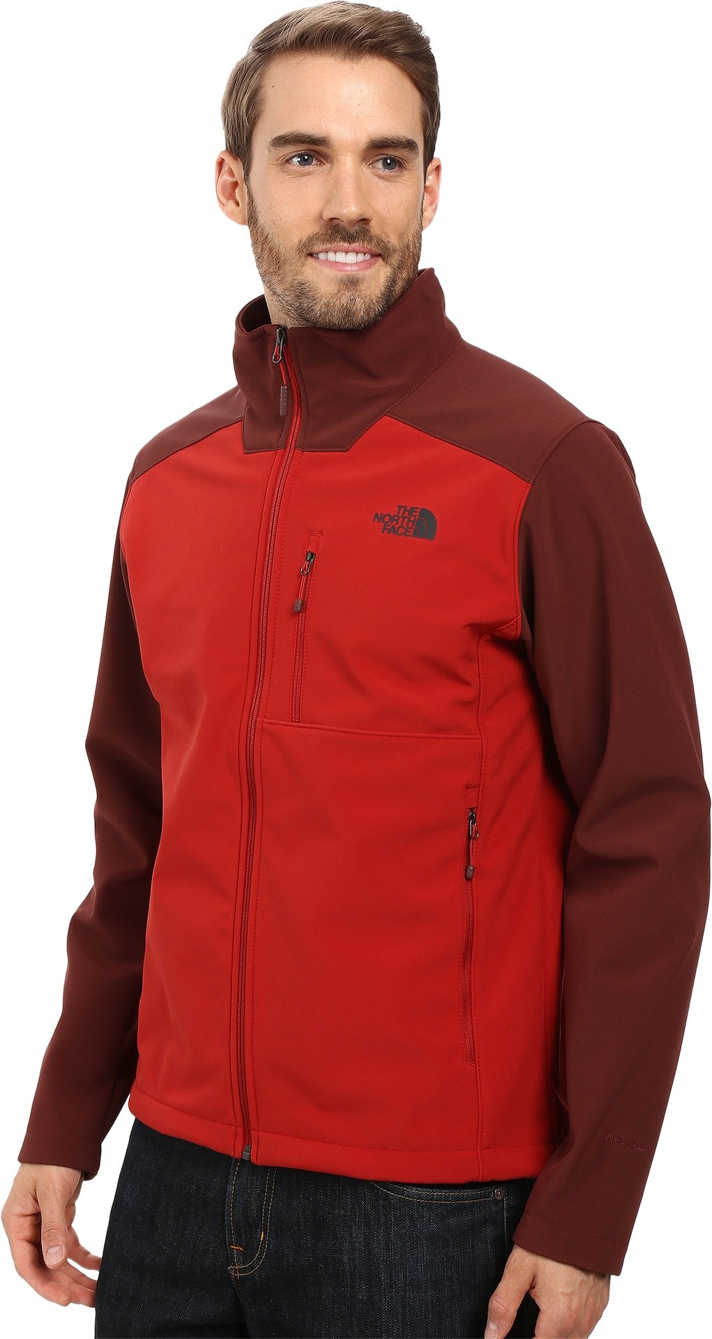 The North Face Apex Bionic 2 Jacket - Men's Waterproof Windproof Winter Coat in Cardinal Red/Sequoia Red (Prior Season) Size SM - Ideal for Hiking, Camping & Outdoor Adventures
