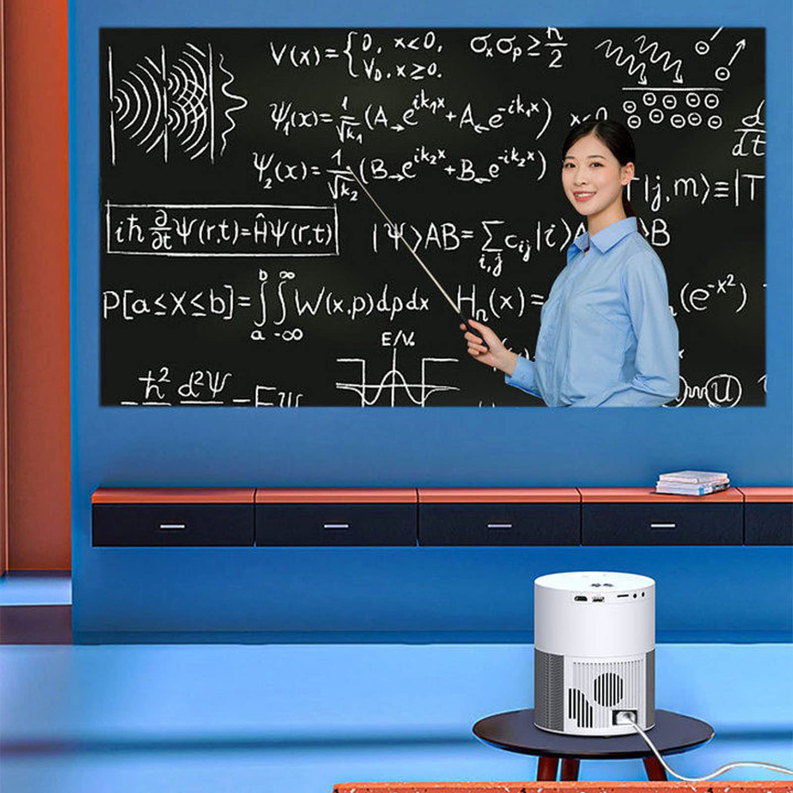 RajoNN Portable Bluetooth Projector with HD 250