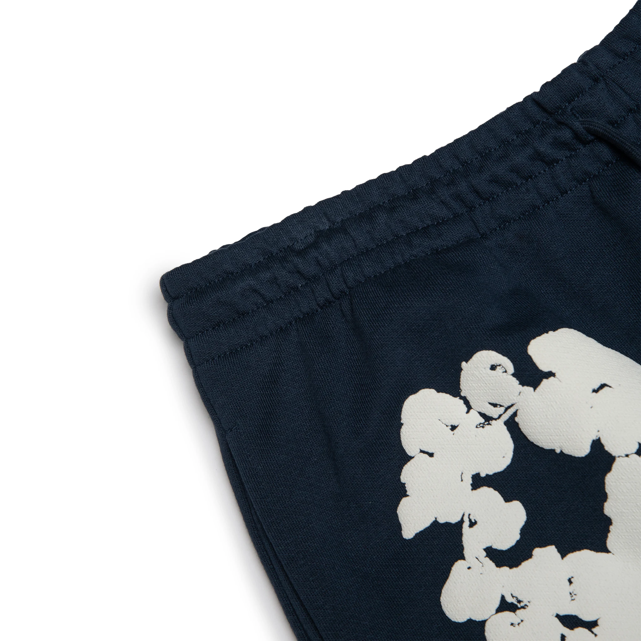 Denim Tears Cotton Wreath Navy Sweatpants for Men - Comfortable Casual Joggers for Streetwear & Lounge Wear