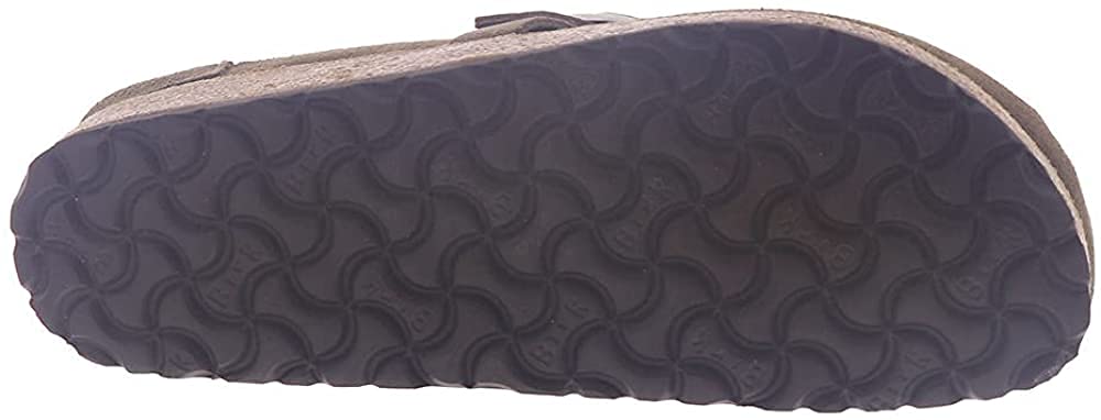 Original Birkenstock Buckley Sandals - Gray Taupe Suede Size 40 | Comfortable Cork Footbed | Perfect for Casual Wear, Walking & Outdoor Activities