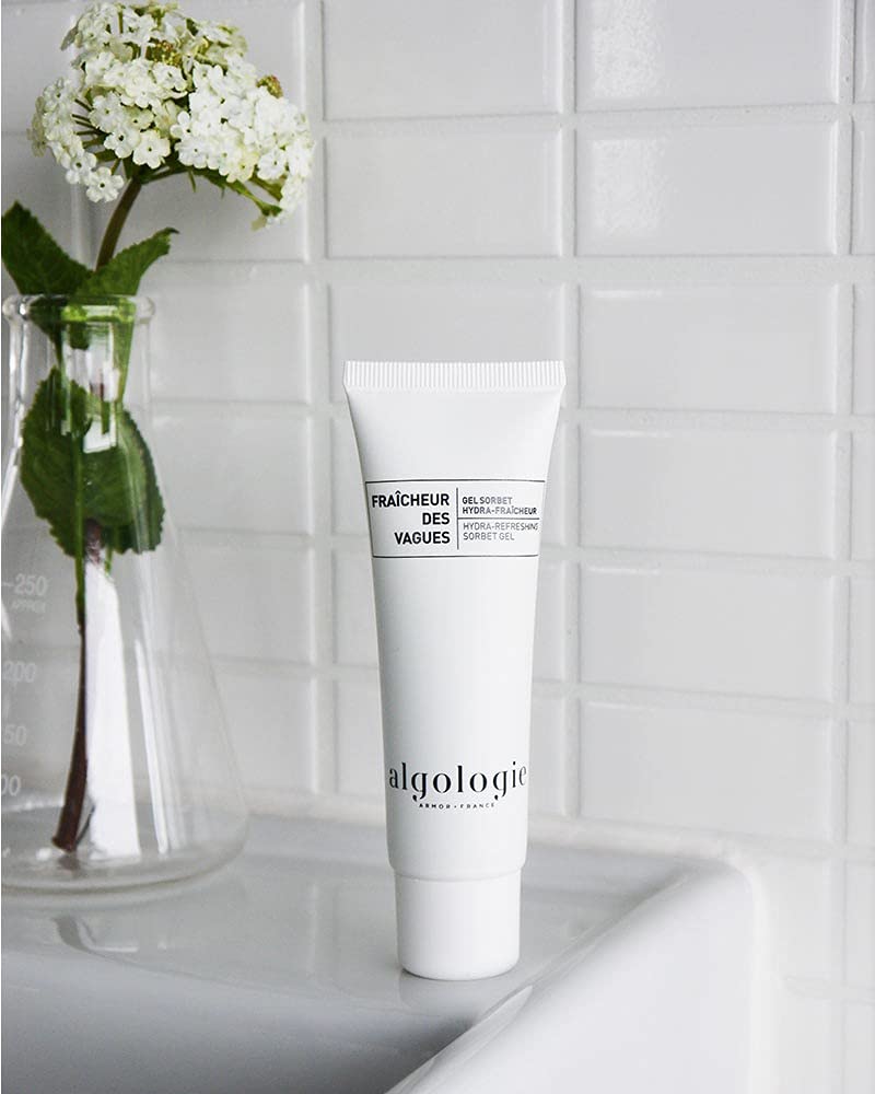 ALGOLOGIE ARMOR France Hydra Refreshing Sorbet Gel - 1.7 oz / 50ml - Deep Hydration Face Moisturizer for Dry & Sensitive Skin - Perfect for Summer Skincare & Post-Sun Care