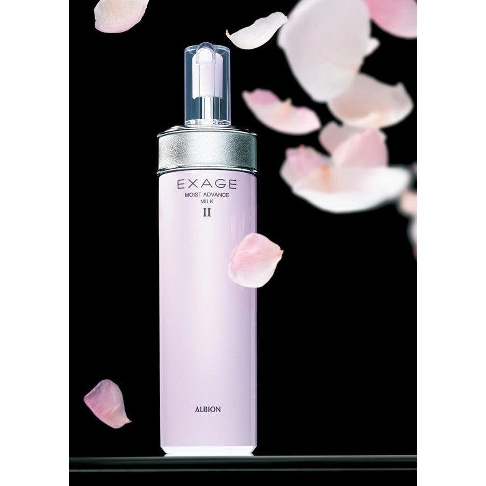 Albion Exage Moist Advance Milk II Emulsion 200g - Hydrating Face Moisturizer for Normal Skin | Daily Skincare Routine & Anti-Aging Solution