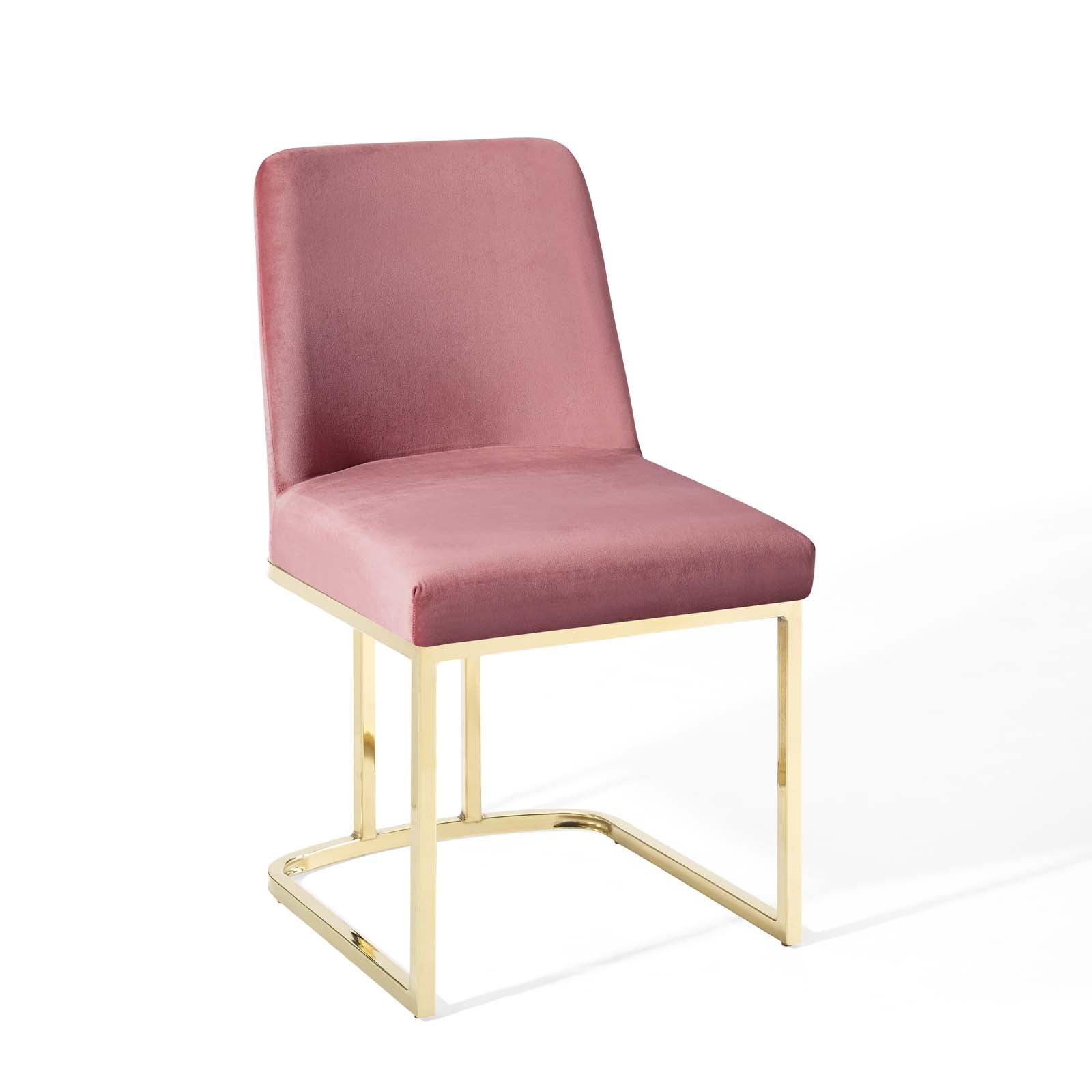 Premium Velvet Dining Chairs Set of 2 - Modern Upholstered Sled Base Chairs for Kitchen, Dining Room & Home Decor - Comfortable & Stylish Seating Solution