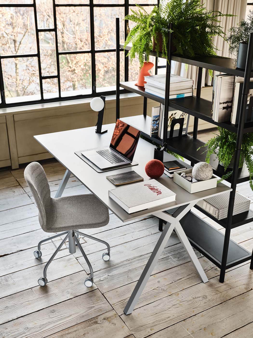 Midj 41-Inch Dama Adjustable Height Standing Desk - Perfect for Home Office, Study & Workspace Ergonomics