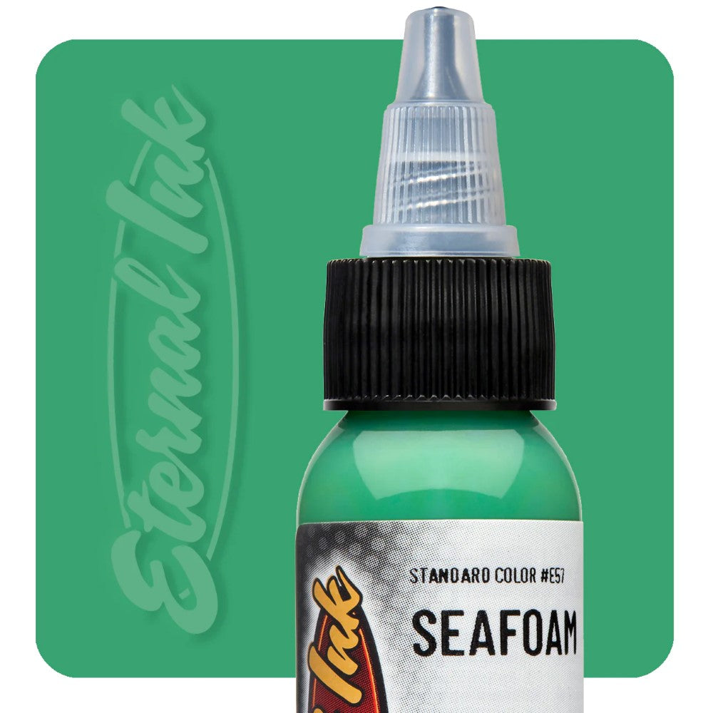 Eternal Ink Seafoam Green - Premium Waterproof Tattoo Ink for Professional Artists | Ideal for Tattoo Studios, Body Art & Permanent Makeup