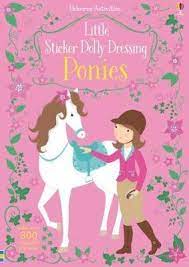 Little Sticker Dolly Dressing Ponies Activity Book by Fiona Watt - Usborne Softcover for Kids | Perfect for Birthday Gifts, Party Favors & Creative Play