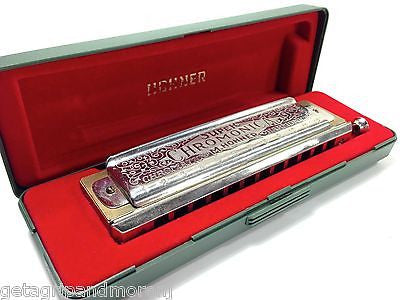 HOHNER Super Chromonica 270 12-Hole C Key Harmonica - Professional Quality for Blues, Jazz & Live Performances - Like New Condition