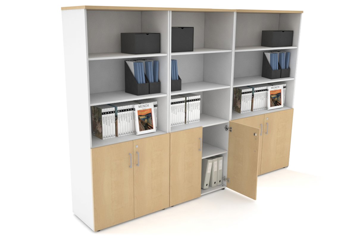 Large Storage Cabinet with Small Doors - 94.5