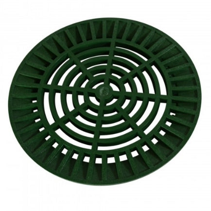 1050 NDS 10 Round Grate in Green - Perfect for Landscaping, Drainage, and Yard Maintenance