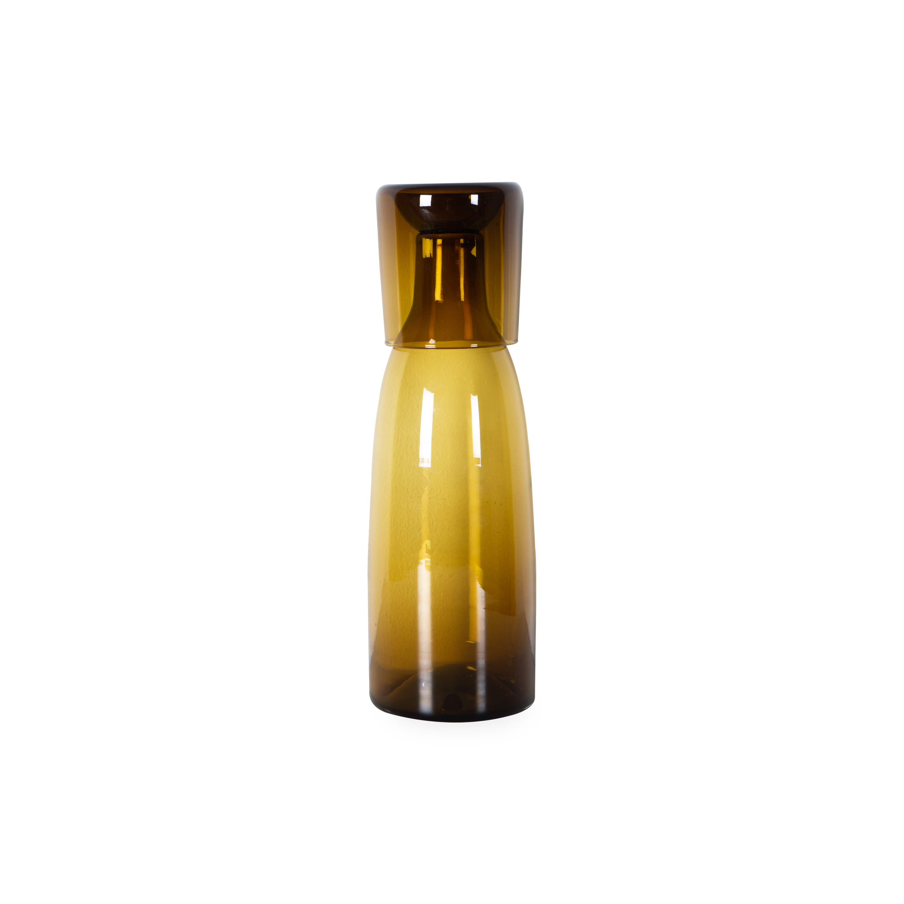 Premium Glass Carafe Set with Stainless Steel Lid - 34oz Elegant Water Pitcher for Iced Tea, Lemonade & Beverages - Perfect for Parties, Dining & Home Decor