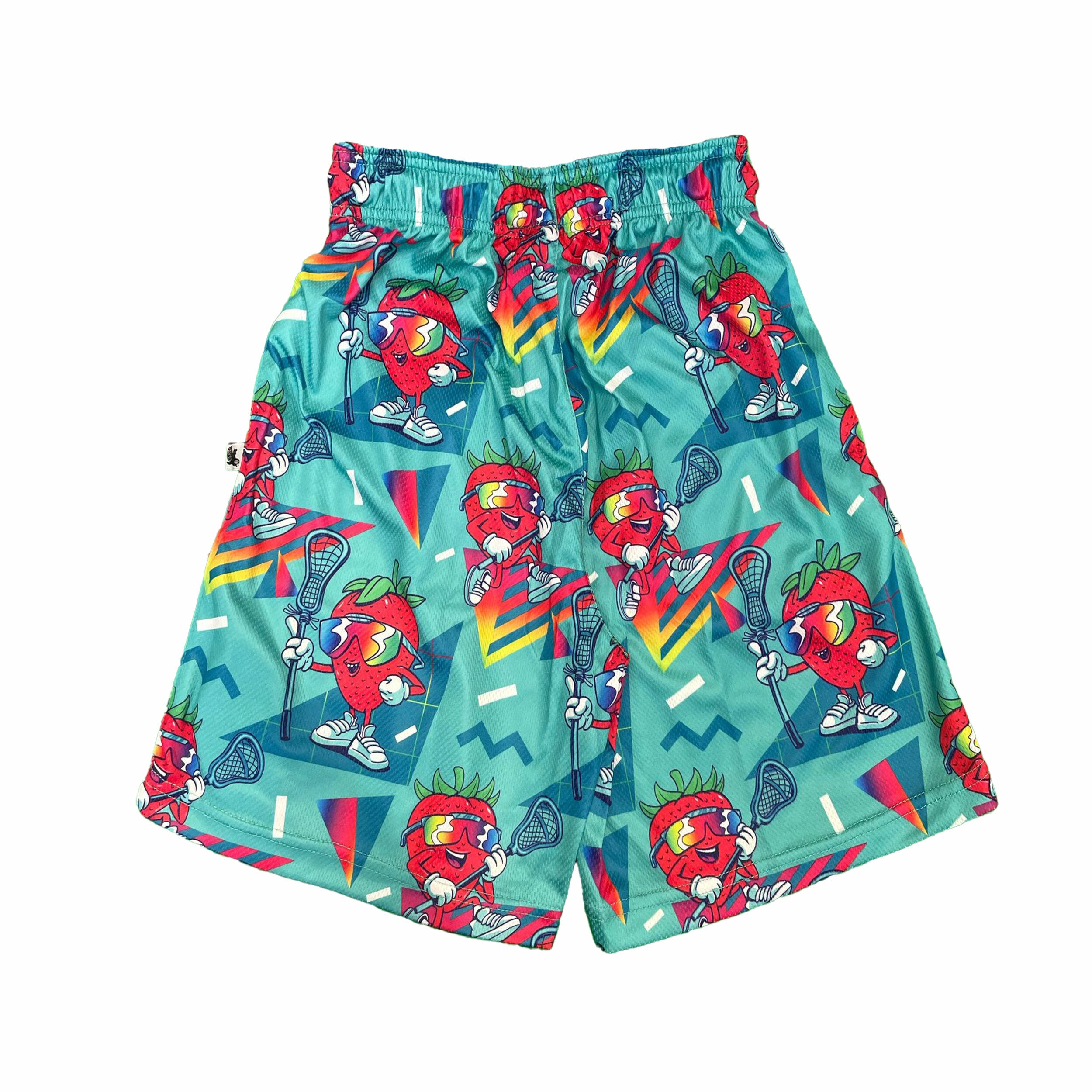Boys Strawberry Lax Shorts - Comfortable Cotton Summer Shorts for Kids | Perfect for Playtime, Beach & Casual Wear
