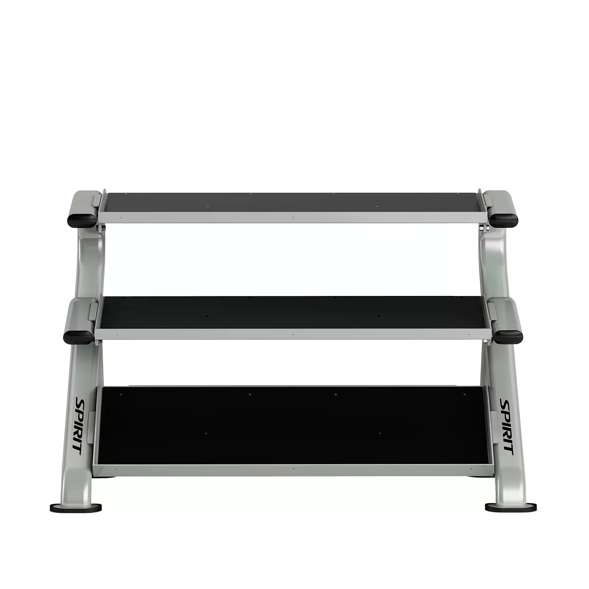 Spirit 3-Tier Commercial Dumbbell Rack - Heavy Duty Gym Equipment for Weight Storage | Perfect for Home Gyms, Fitness Studios & Commercial Workout Spaces
