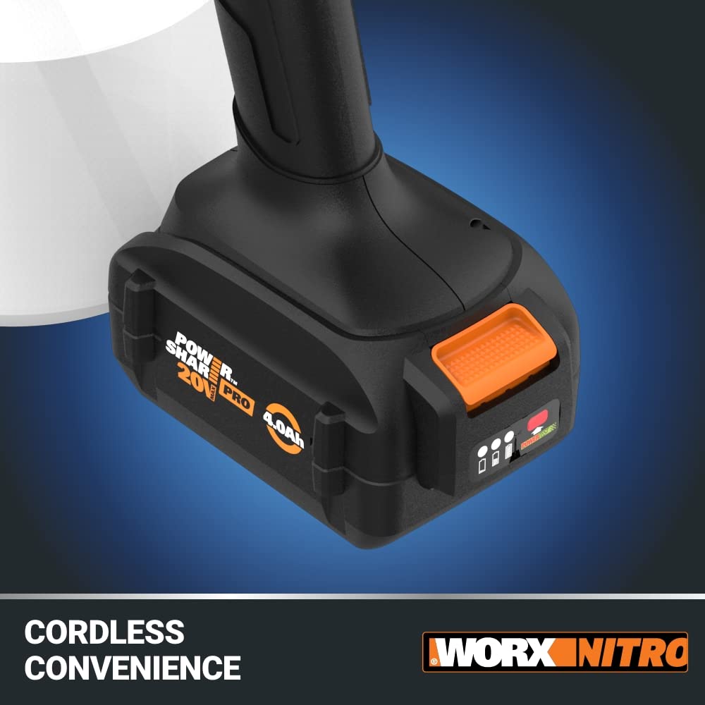 Worx Nitro WX020L 20V Cordless Paint Sprayer with Brushless Motor - Power Share Battery System - Perfect for DIY Home Projects, Furniture Painting & Wall Refinishing