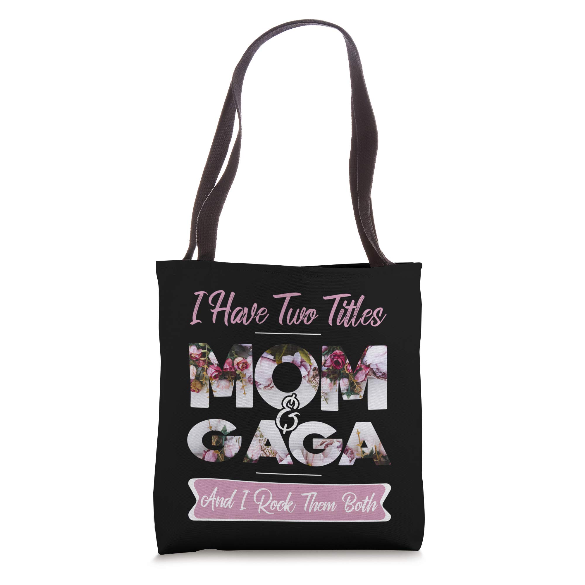 Mom & Gaga Tote Bags - Stylish Mothers Day Gift Tote for Women - Perfect for Shopping, Work & Daily Use