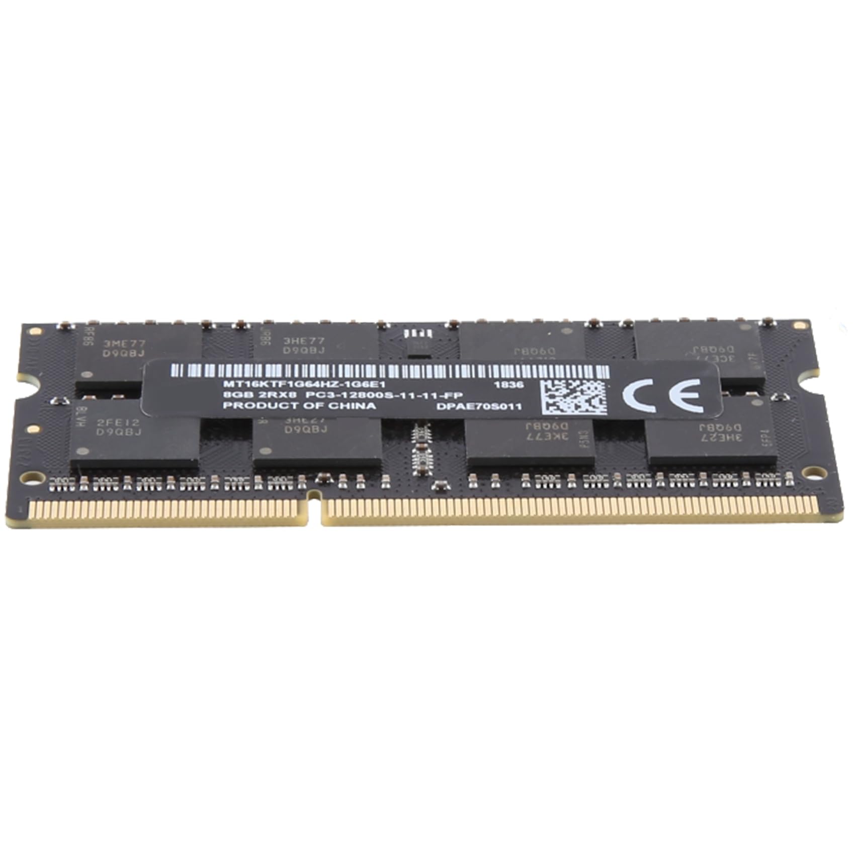 8GB DDR3 Laptop RAM 1600MHz PC3-12800 SODIMM Memory Upgrade (204-Pin, 1.5V) - Compatible with HP, Dell, Lenovo & More Laptops for Faster Performance & Multitasking