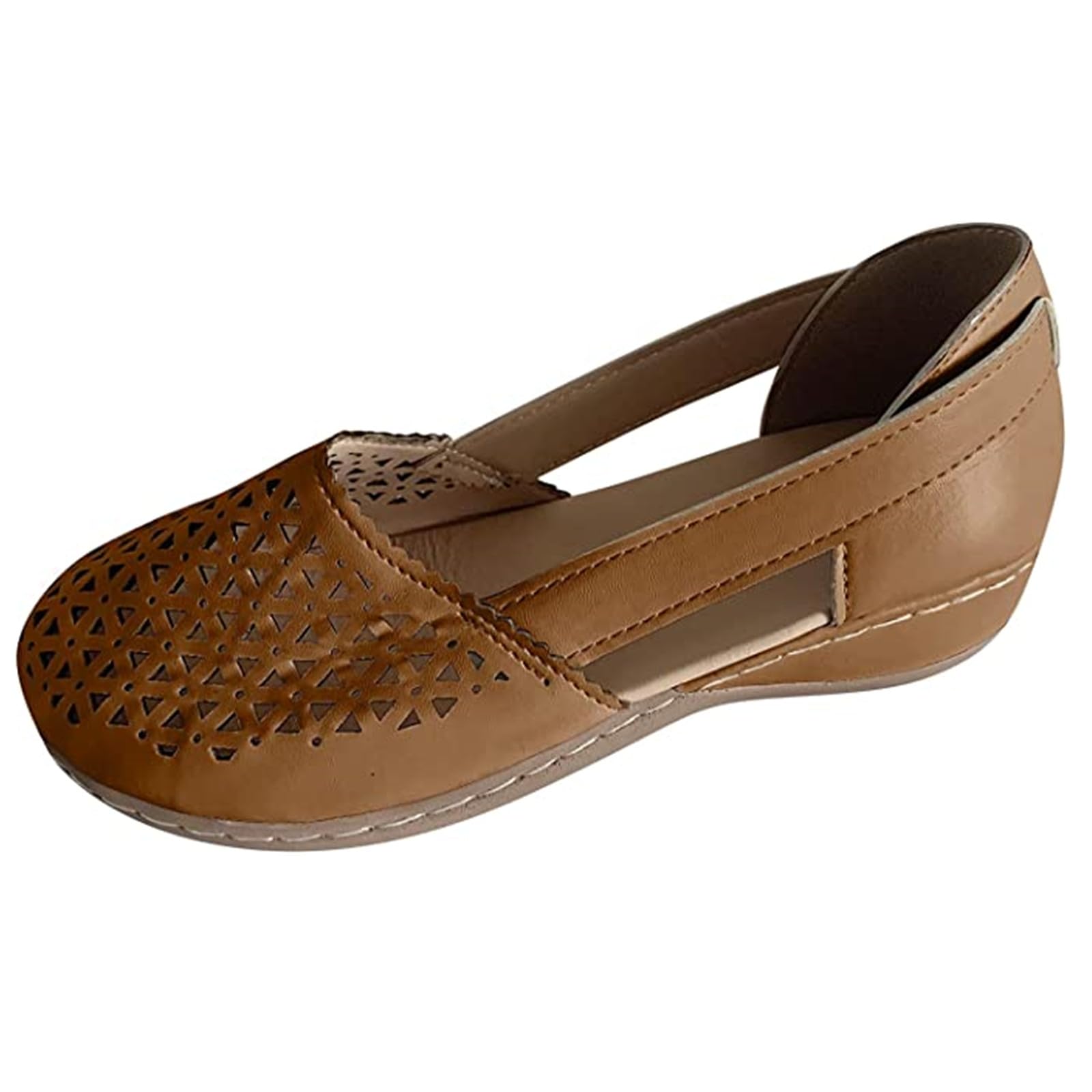 Ladmiple Women's Slip-On Sneakers - Comfortable Walking Shoes for Casual & Dressy Outfits | Non-Slip Summer Loafers for Work, Travel & Everyday Wear