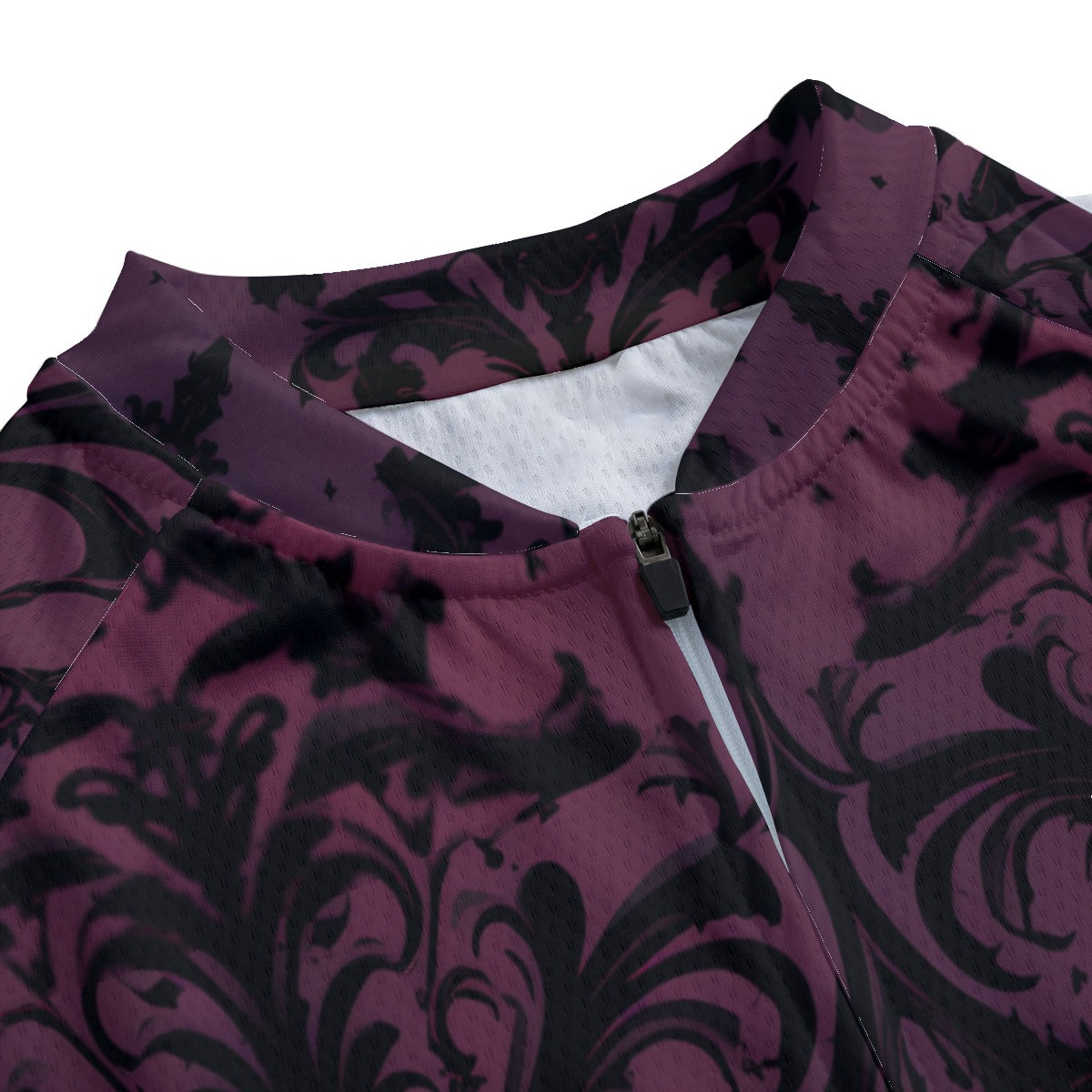 Gothic Purple Women's Raglan Cycling Jersey - Breathable Moisture-Wicking Bike Shirt for Road & Mountain Biking, Outdoor Sports & Fitness Workouts