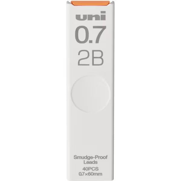 uni Mitsubishi Black Pencil Lead - 0.5mm HB Graphite Refills for Mechanical Pencils - Perfect for Writing, Drawing & Sketching in School, Office & Art Projects