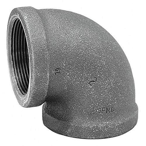 Malleable Iron 90 Degree Reducing Elbow Class 150 - Pipe Fitting for Plumbing, HVAC & Industrial Applications | Durable Pipe Connector for Water, Gas & Steam Systems