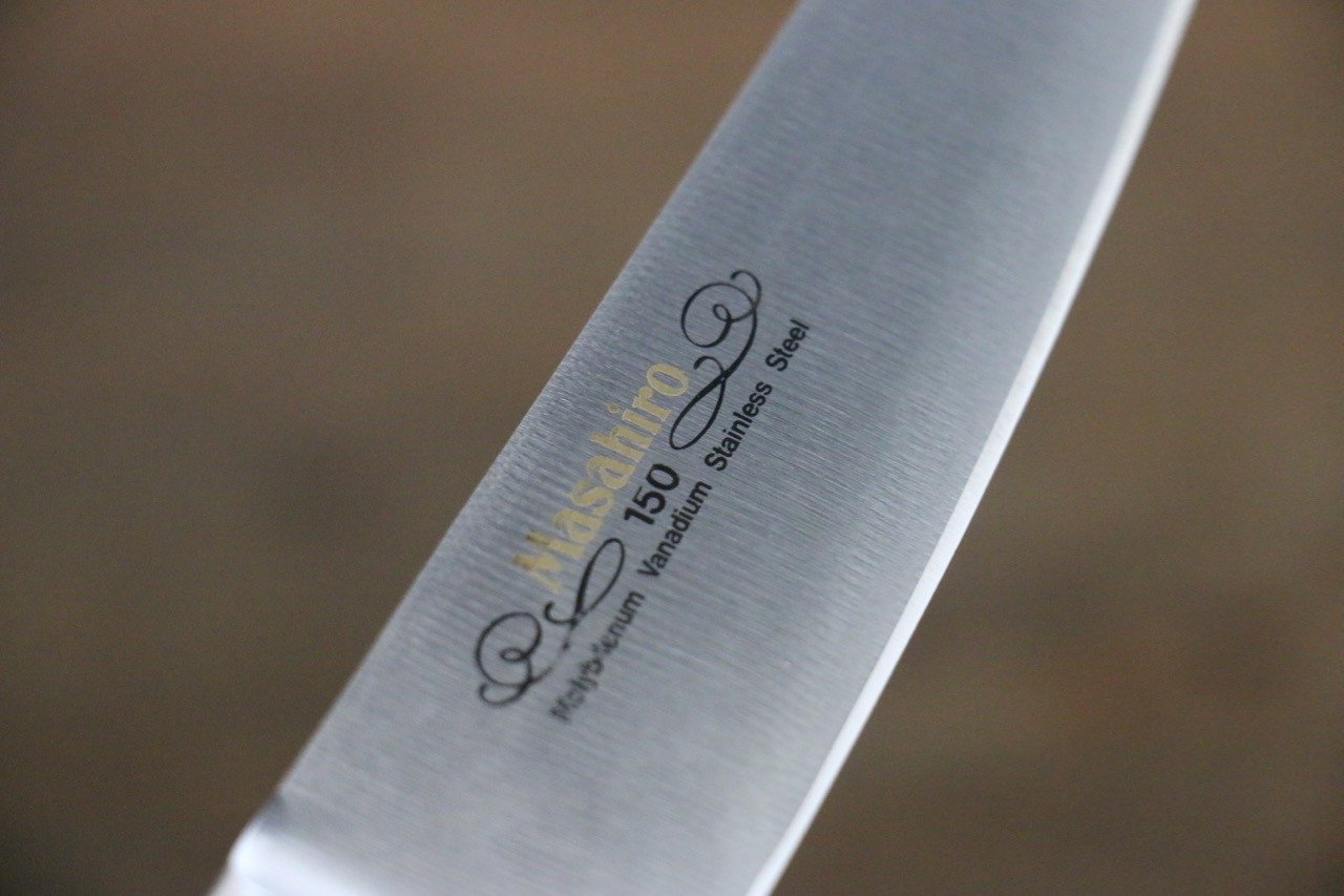Masahiro Molybdenum Honesuki Boning Knife 150mm - Professional Japanese Kitchen Knife for Poultry & Meat Deboning, Perfect for Chefs & Home Cooks