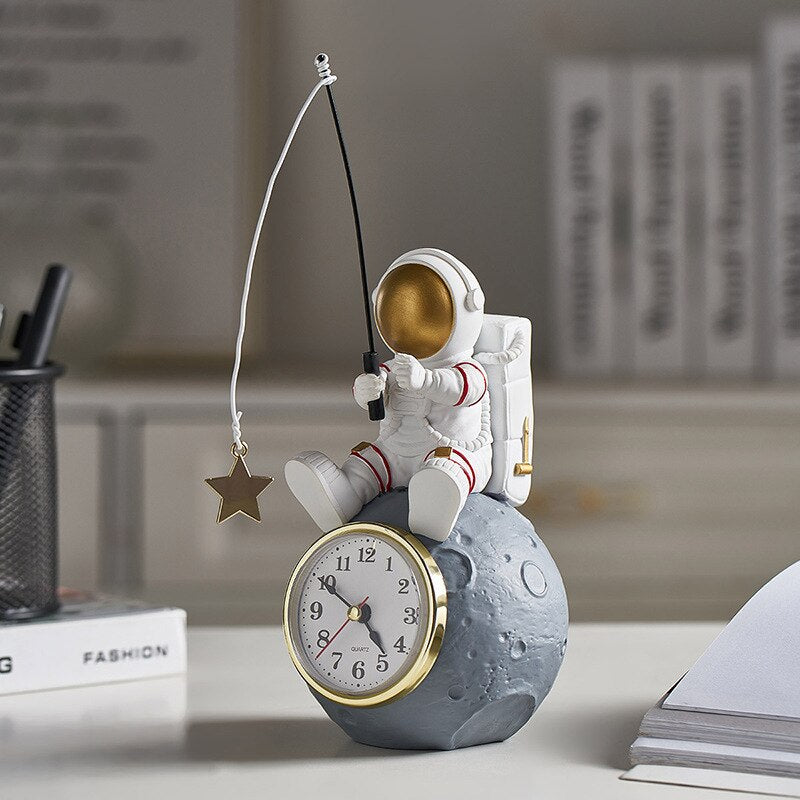 Astronaut Night Light Alarm Clock - Best LED Digital Clock for Kids Bedroom & Nursery | Perfect for Bedtime, Reading & Nighttime Comfort