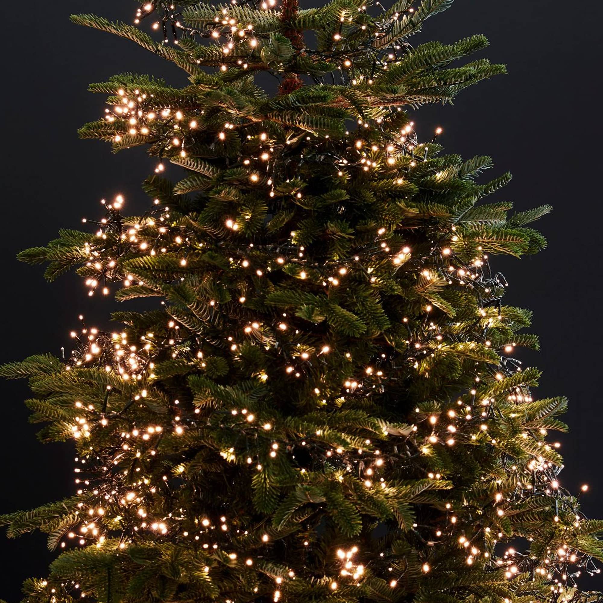 Dazzle Bright 66FT 200 LED Christmas String Lights - Connectable Green Wire with 8 Lighting Modes, Waterproof Indoor Outdoor Holiday Lights for Patio, Party, Wedding, Christmas Tree & Home Decor (Warm White) - Perfect for Holiday Decorations, Garden Lighting, and Festive Celebrations