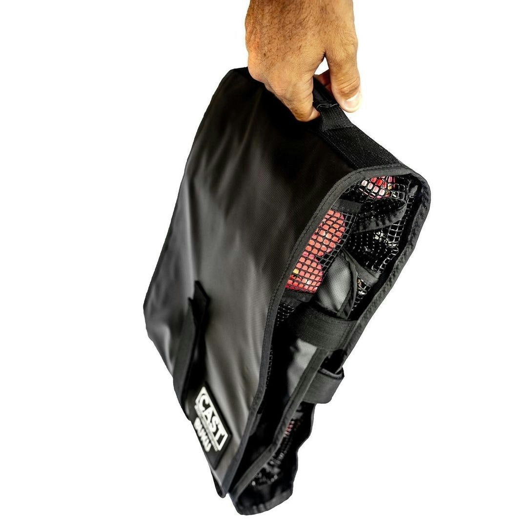 Premium Cast Pops & Sticks Bag - Durable Fishing Tackle Storage for Bass, Trout, and Saltwater Fishing - Perfect for Boat, Kayak, and Shore Fishing Adventures