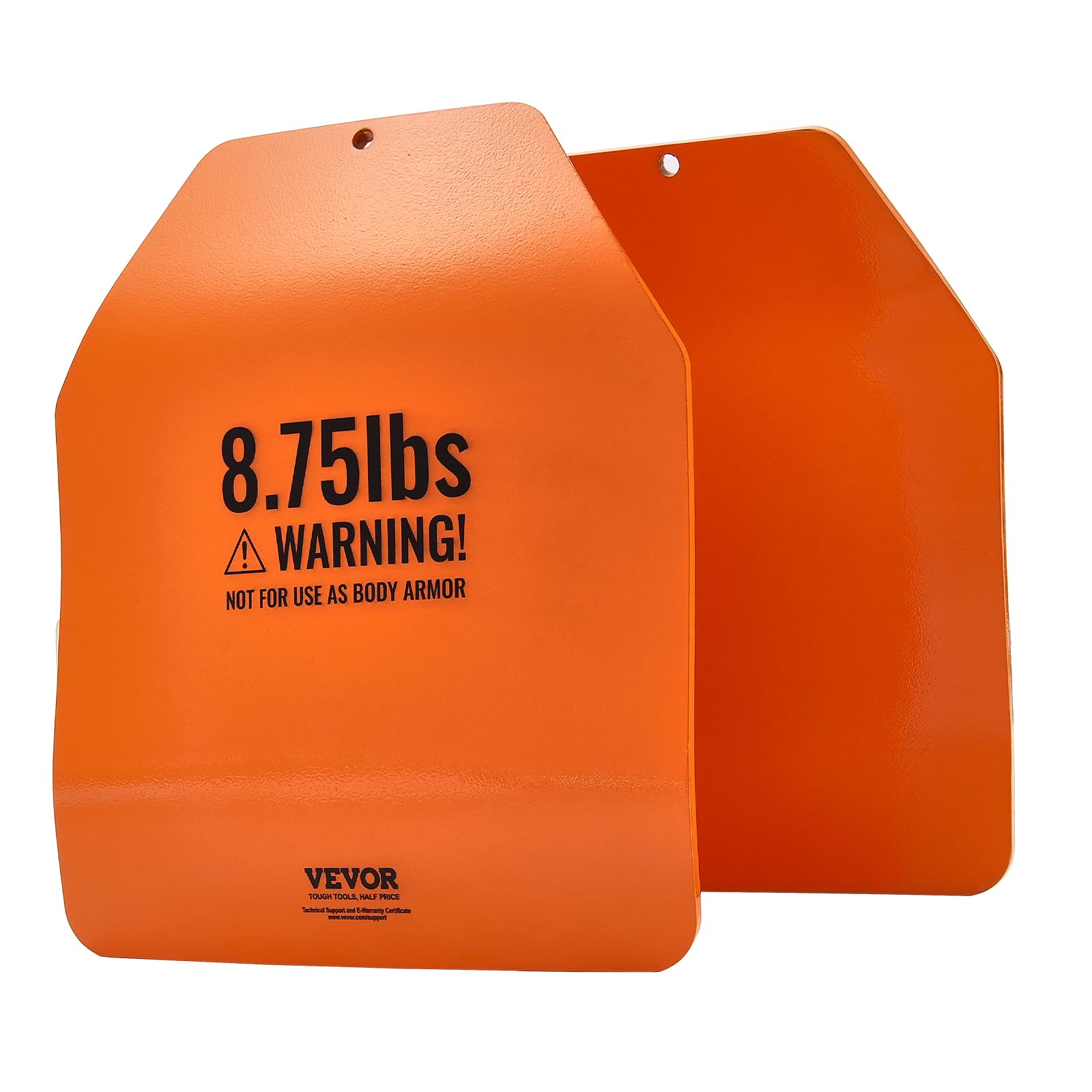 VEVOR Weight Vest Plates 5.75/8.75/14.5/19.75 LB Pairs - Premium Steel Weight Plates for Strength Training, Running & Fitness - Heavy Duty Workout Weights for CrossFit, HIIT & Military Training