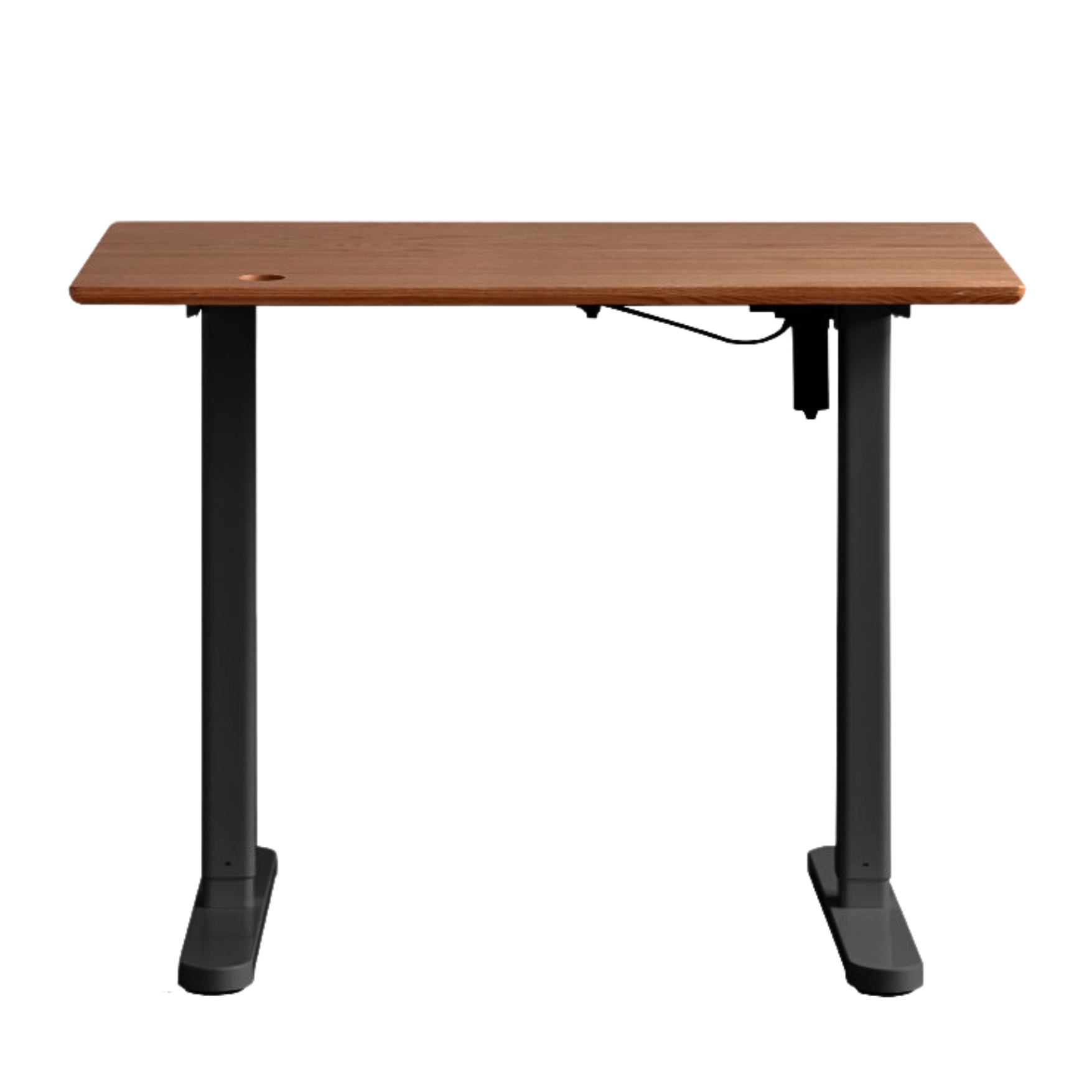 Premium Oak Solid Wood Smart Electric Height Adjustable Standing Desk - Ergonomic Home & Office Workspace Solution for Productivity & Comfort