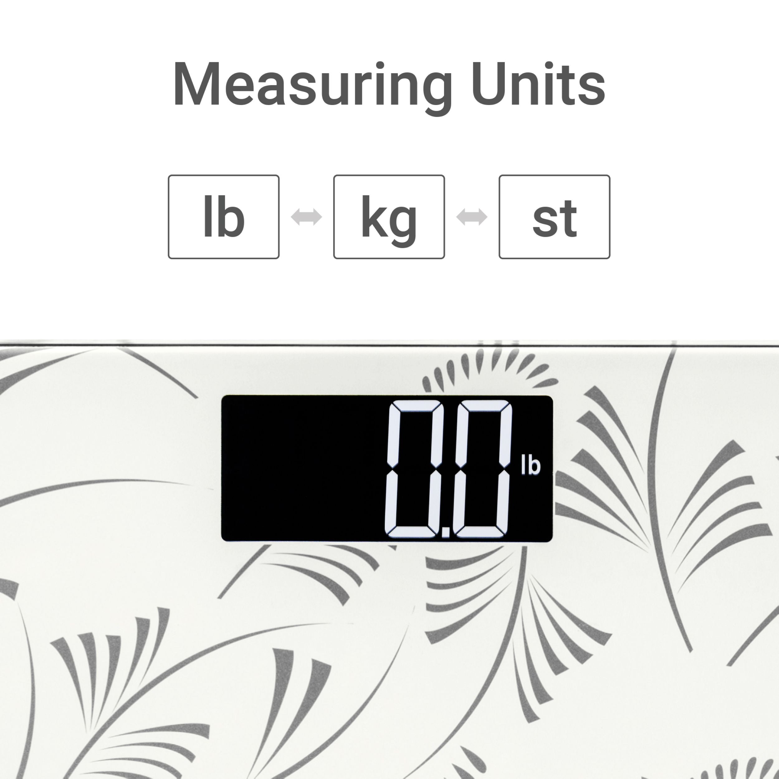 Digital Body Weight Scale - Accurate & Portable Bathroom Scale for Home Use, Fitness Tracking & Weight Management - Perfect for Gym, Travel & Daily Health Monitoring