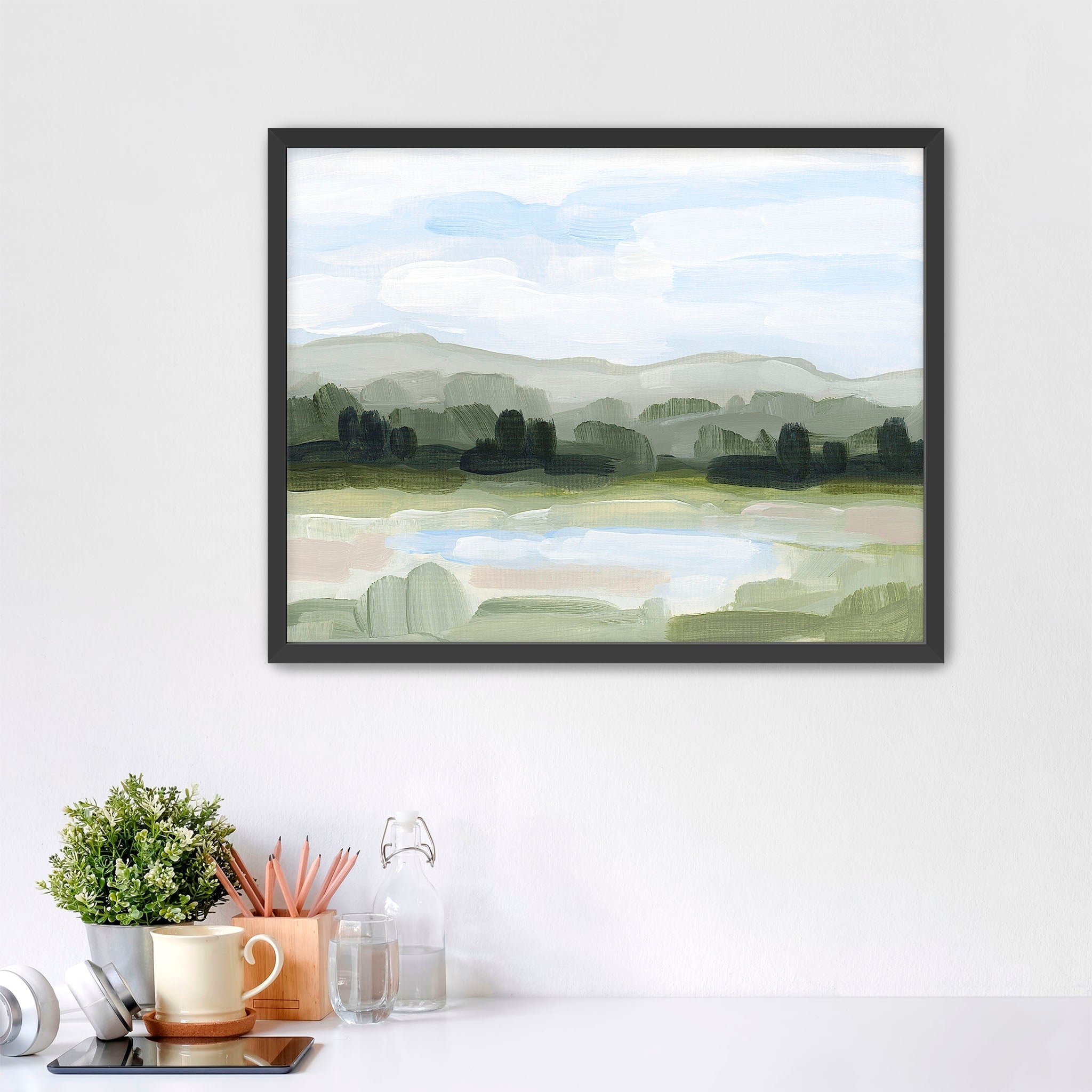 The Trail Ends Art Print - Nature Landscape Wall Decor for Home, Office & Cabin - Perfect for Living Room, Bedroom & Study Room