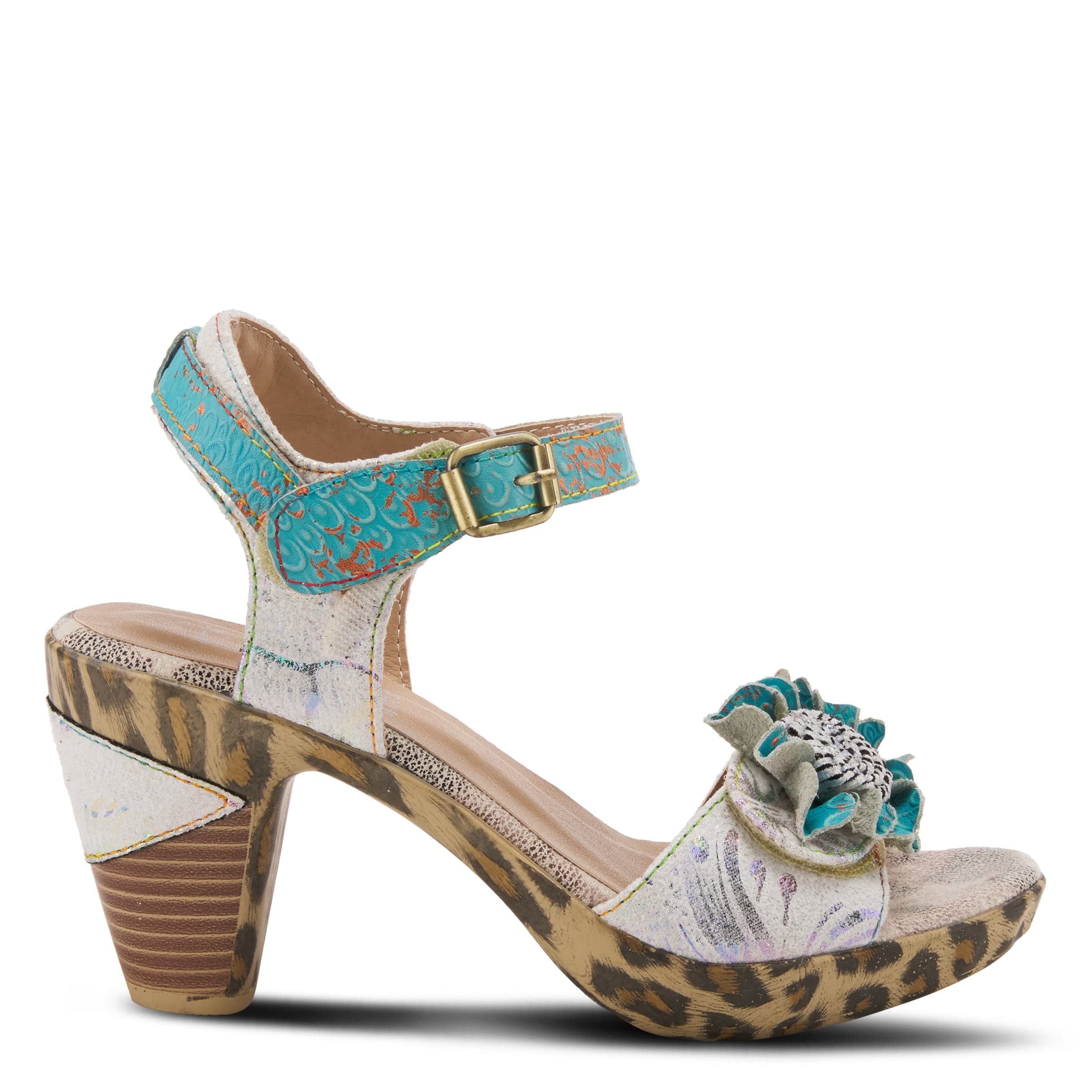 Spring Step L'Artiste Women's Wildcat Comfortable Leather Sandals with Arch Support - Perfect for Summer, Beach, and Casual Outings