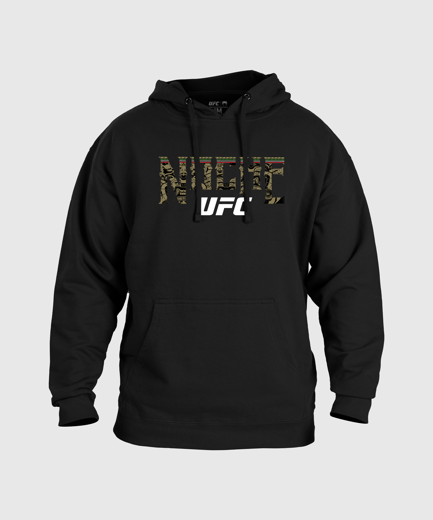 Venum Men's UFC Unrivaled Classic Hoodie - Black | MMA Training & Streetwear | Gym Workout & Casual Wear