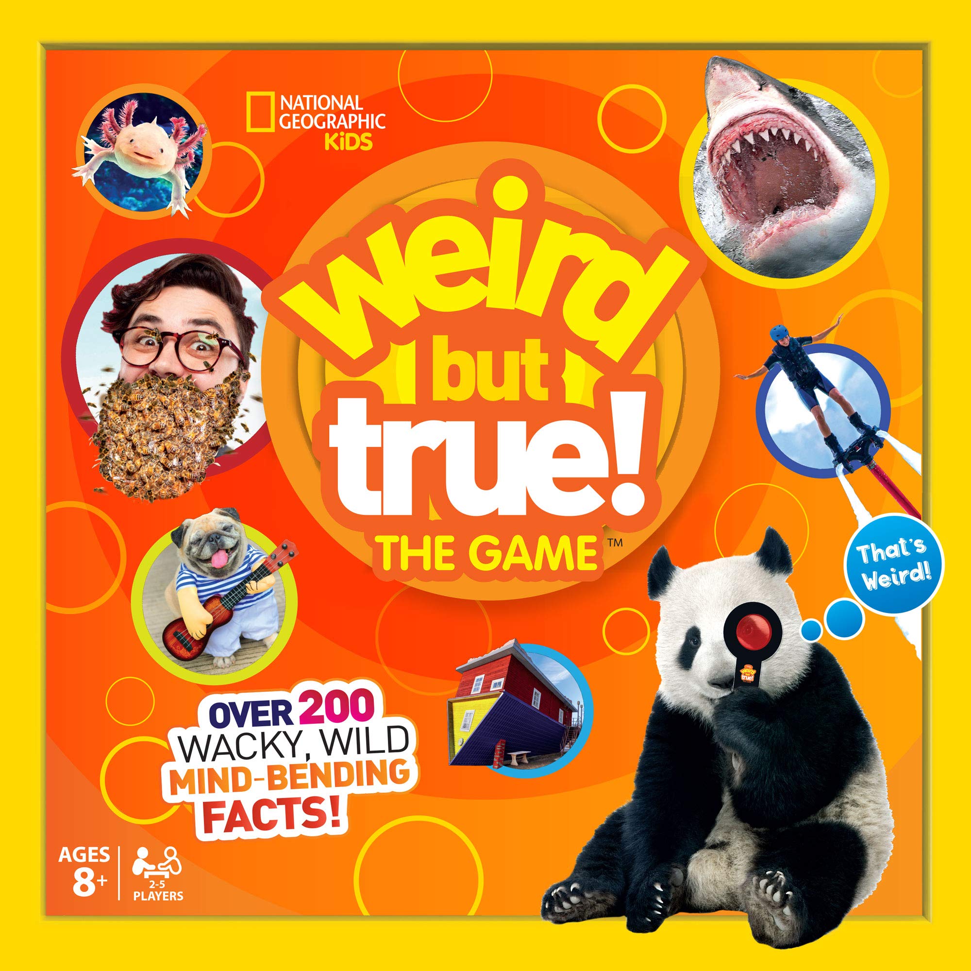 Buffalo Games - Weird But True Trivia Card Game for Kids & Families | Fun Educational Party Game for Family Game Night, Classroom Learning & Travel Entertainment