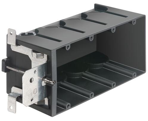 Adjustable Electrical Outlet Box for New Construction - Easy IN/OUT Installation - Perfect for Home Renovation & DIY Projects
