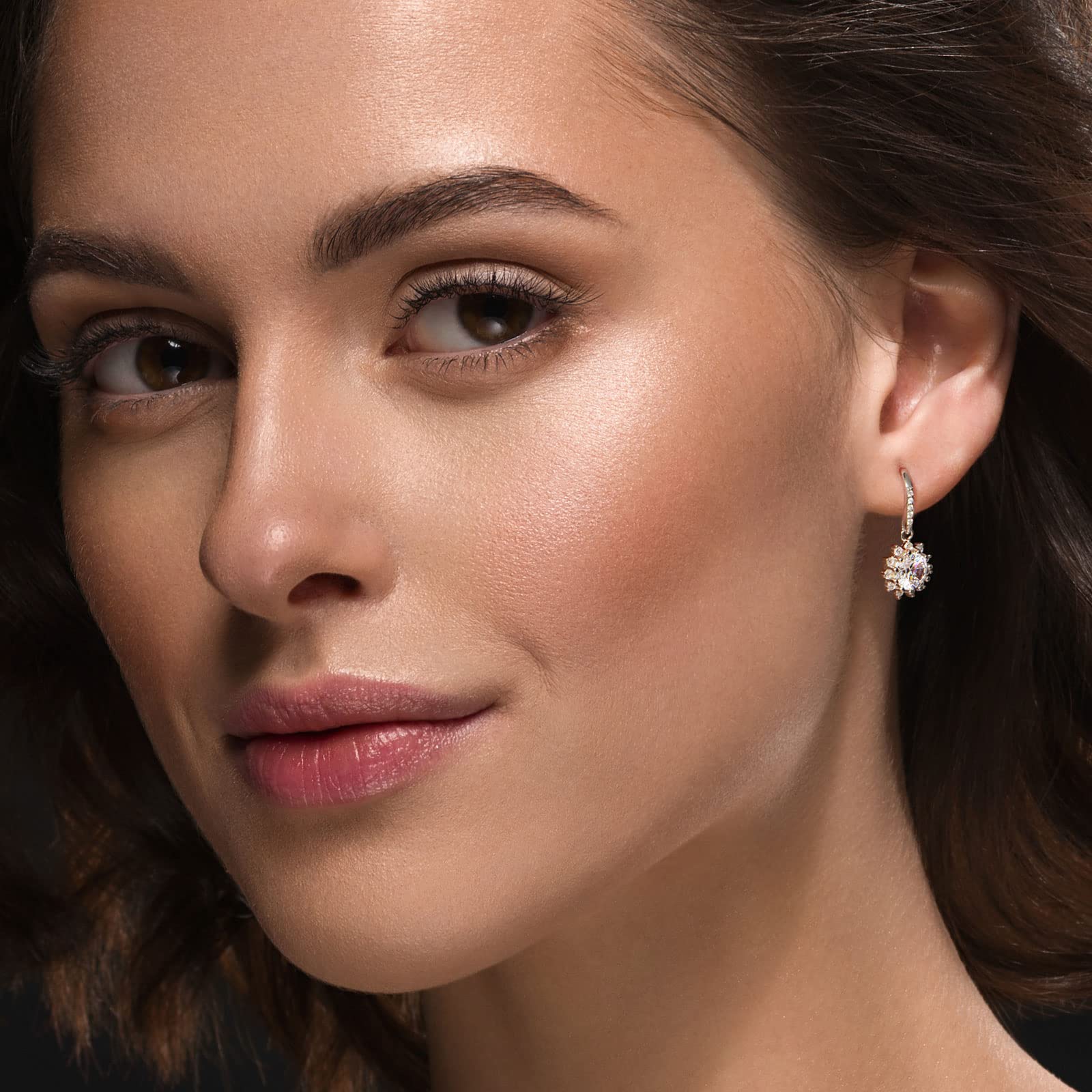 1Ct-3Ct Moissanite Hoop Drop Earrings for Women - Elegant Anniversary Jewelry, Birthday & Valentine's Day Gifts for Wife, Girlfriend or Mom | Perfect for Date Nights, Weddings & Special Occasions