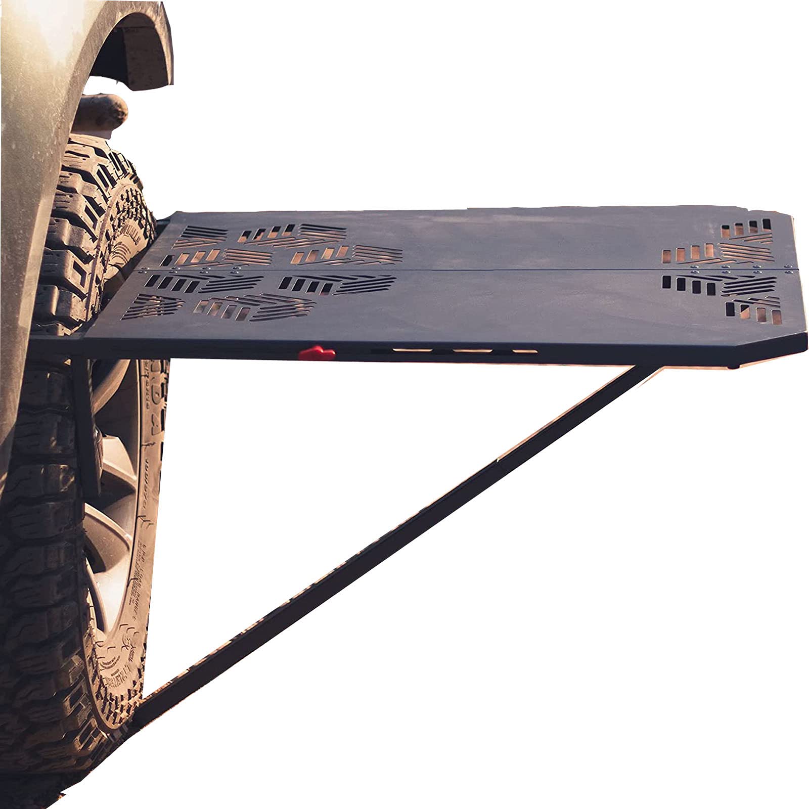 LiangWan Foldable Camping Table - Portable Tire Table for Jeep & Vehicle Trunks, Compact Outdoor Picnic Table for Camping, Travel & Road Trips - Perfect for Tailgating, Beach Days & Backyard BBQs