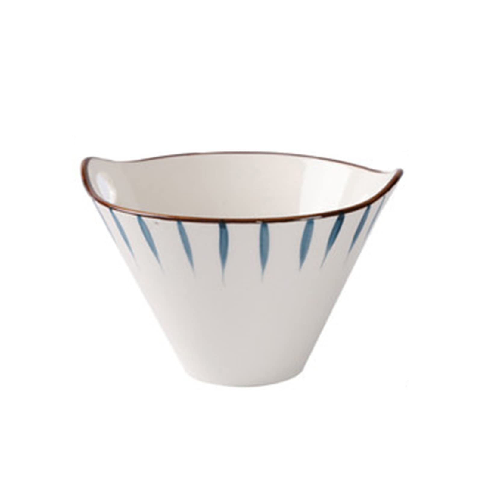 Premium Japanese Porcelain Ramen Bowls Set of 2 - 24oz Deep Udon Noodle & Miso Soup Bowls - Reactive Glaze Pho Bowls for Ramen, Udon, Soba, Pho, Cereal & Rice - Elegant Dinnerware for Home & Restaurant Use (Color: A)
