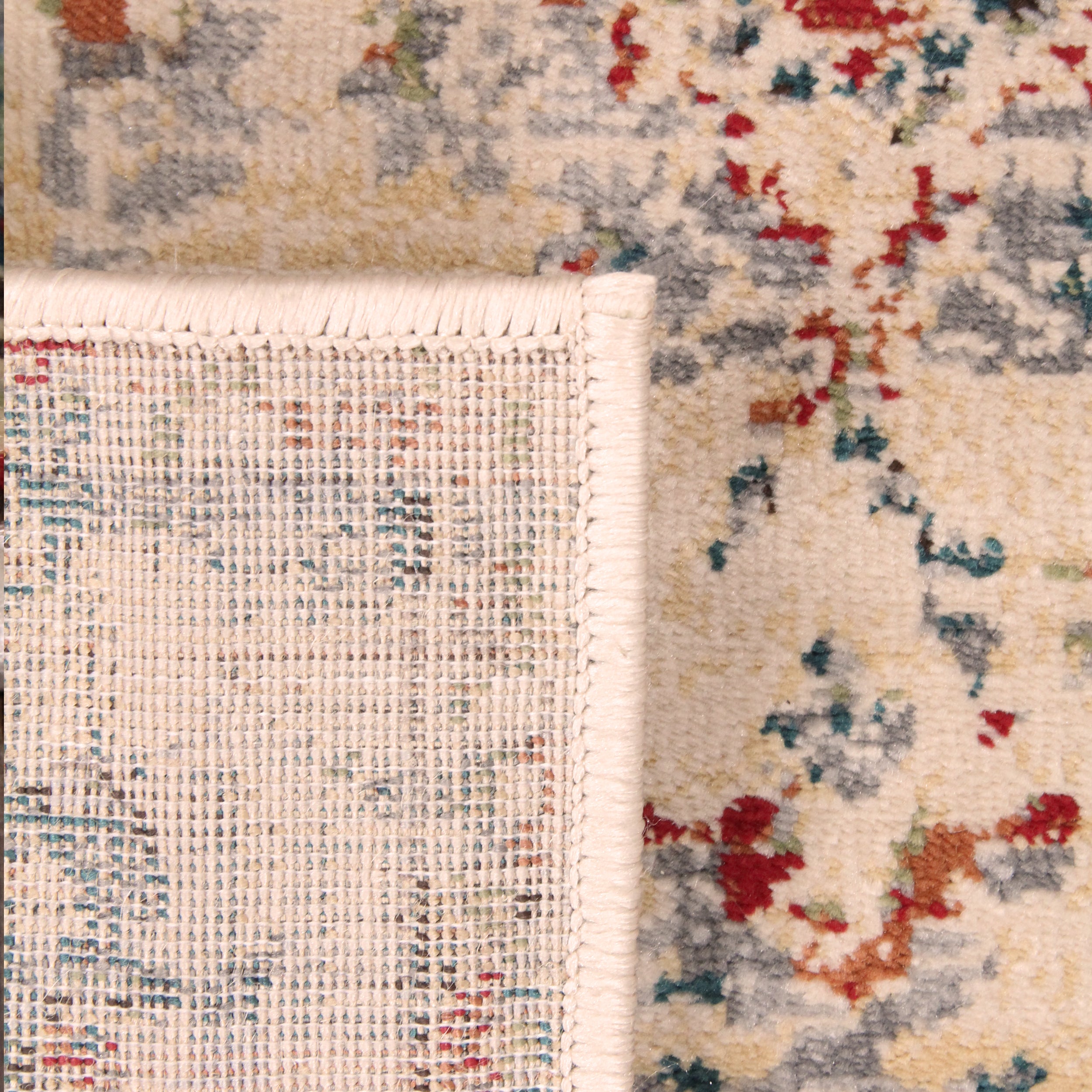 Basilio Modern Farmhouse Medallion Indoor Area Rug - Soft Non-Slip Living Room Carpet for Bedroom, Dining Room & Home Decor