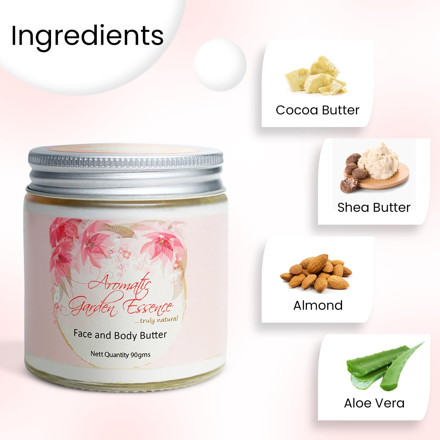 AGE Face & Body Butter for Dry Skin - Intense Moisturizing Shea Butter Cream | Non-Greasy, Fast Absorbing | Deep Hydration for Very Dry Skin (90g) | Perfect for Winter Care, Night Routine & Sensitive Skin Relief