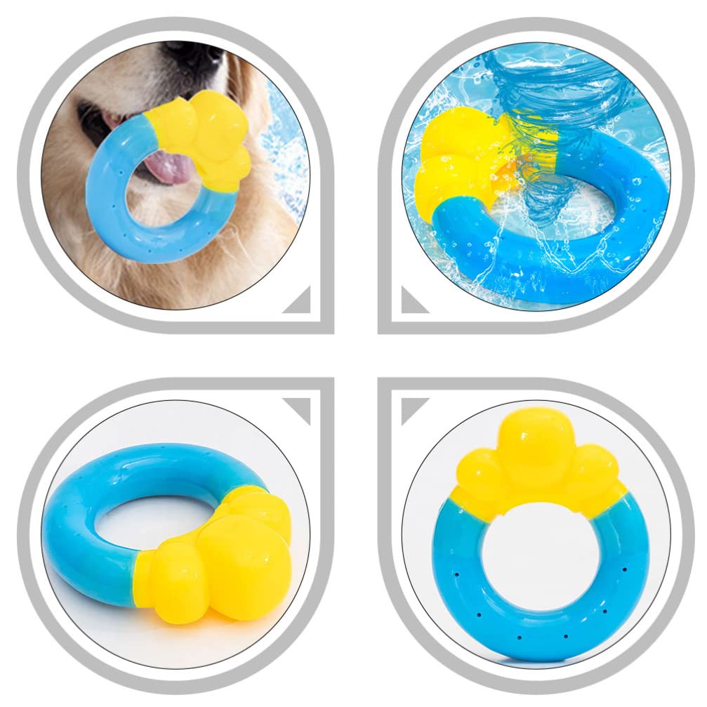 POPETPOP Freezable Dog Teething Toy - Cooling Chew Toy for Puppies & Small Dogs, TPR Material, Water Absorbent, Safe Molar Toy for Teething Relief | Perfect for Home, Beach & Travel Use