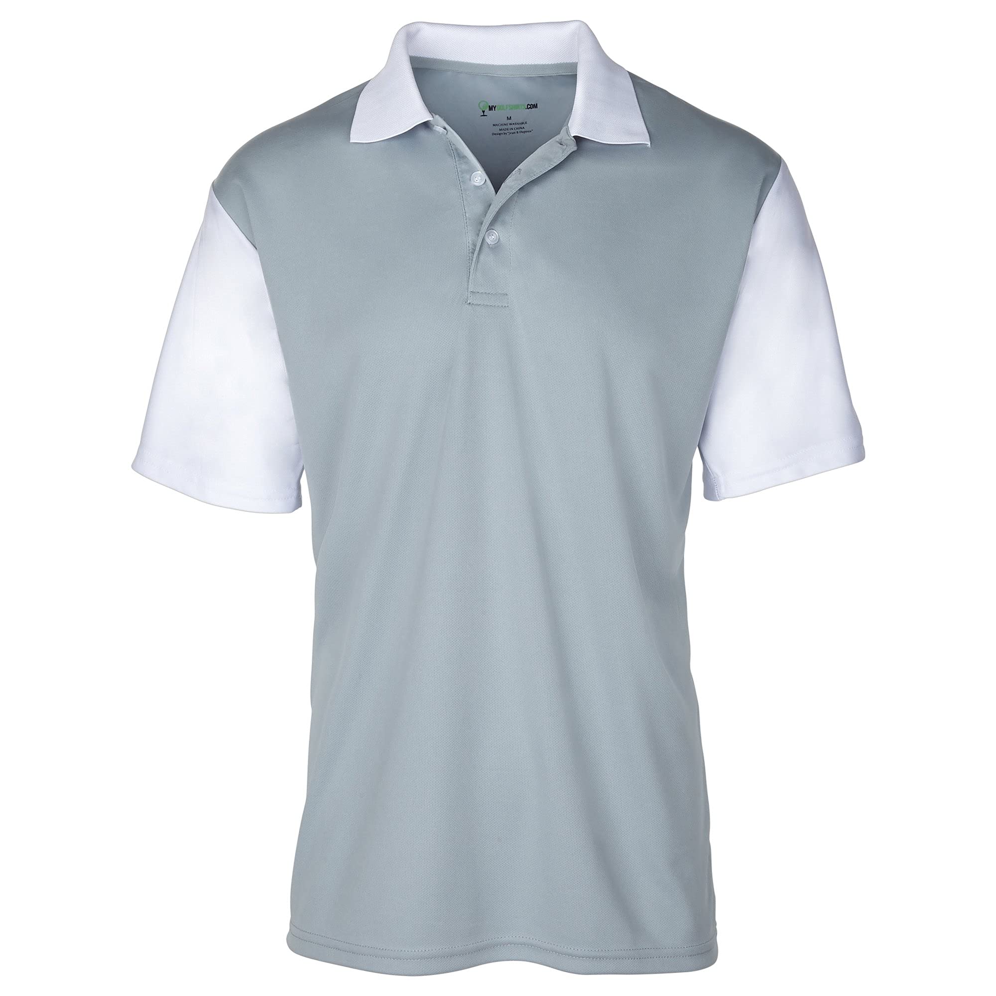 Men's Slim Fit Short Sleeve Golf Polo Shirts - Moisture Wicking Polyester Spandex Blend - Comes with Free Golf Hat - Perfect for Golfing, Casual Wear & Outdoor Activities