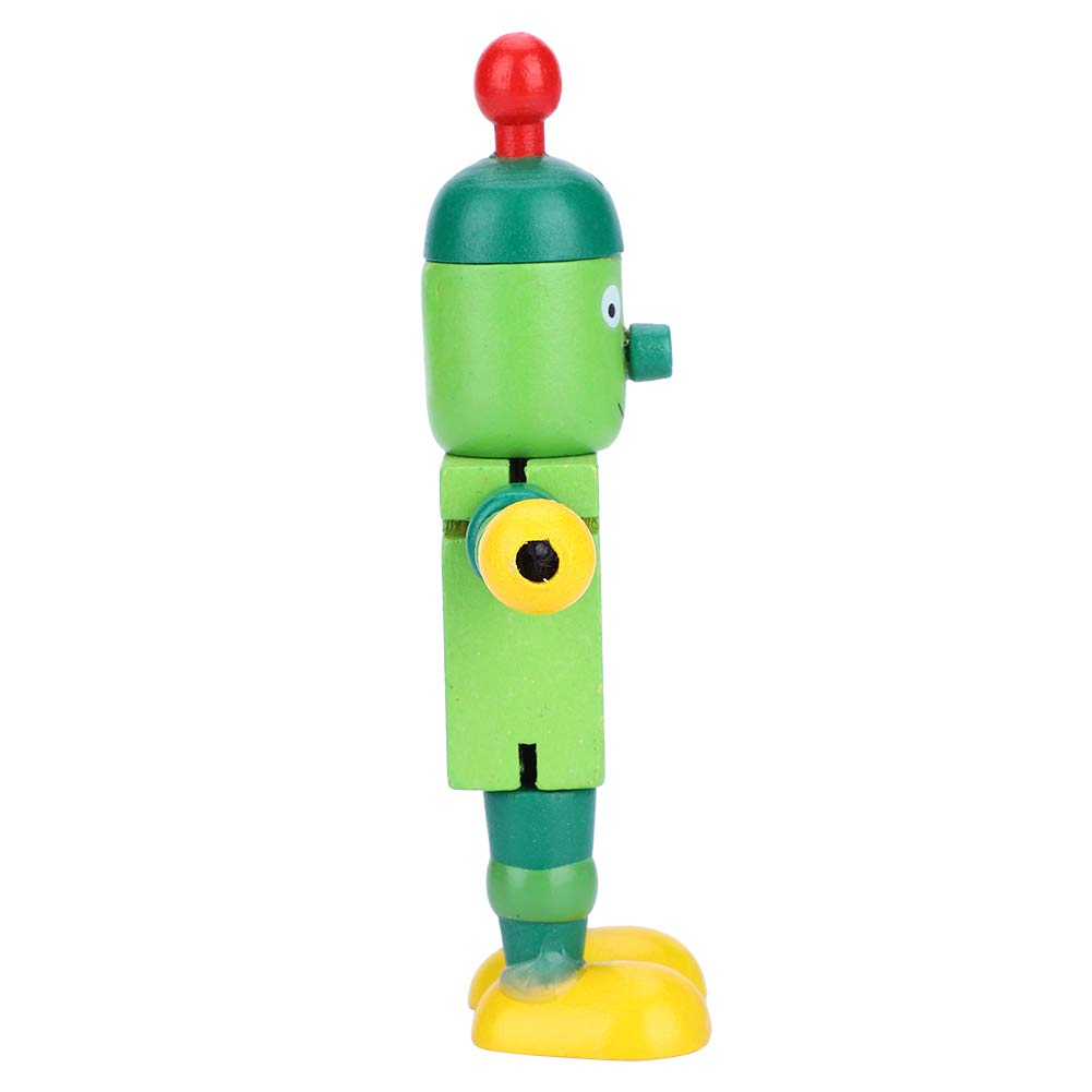 Wooden Robot Toys for Kids - Green STEM Learning Toy for Boys & Girls | Perfect for Educational Play, Birthday Gifts & Classroom Activities