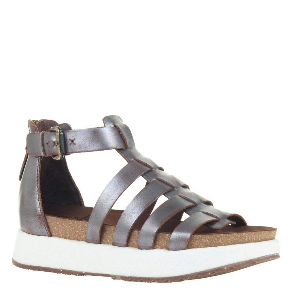 OTBT Women's Carbon Platform Sandals - Comfortable High Wedge Summer Shoes for Walking, Beach & Outdoor Activities | Fashionable Strappy Design with Arch Support