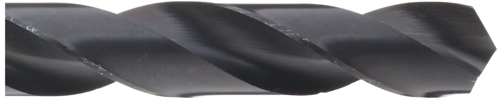 Chicago Latrobe 110S High-Speed Steel Taper Shank Drill Bit - Black Oxide Finish, #3 Morse Taper Shank, 118° Point, 1-1/8