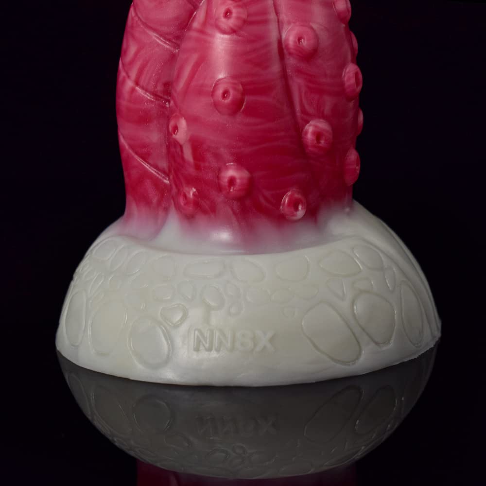 BeHorny Liquid Silicone Octopus Tentacle Dildo with Suction Cup - Realistic Adult Sex Toy for Women & Men - Perfect for Solo Play, Couples Fun and BDSM Fantasy