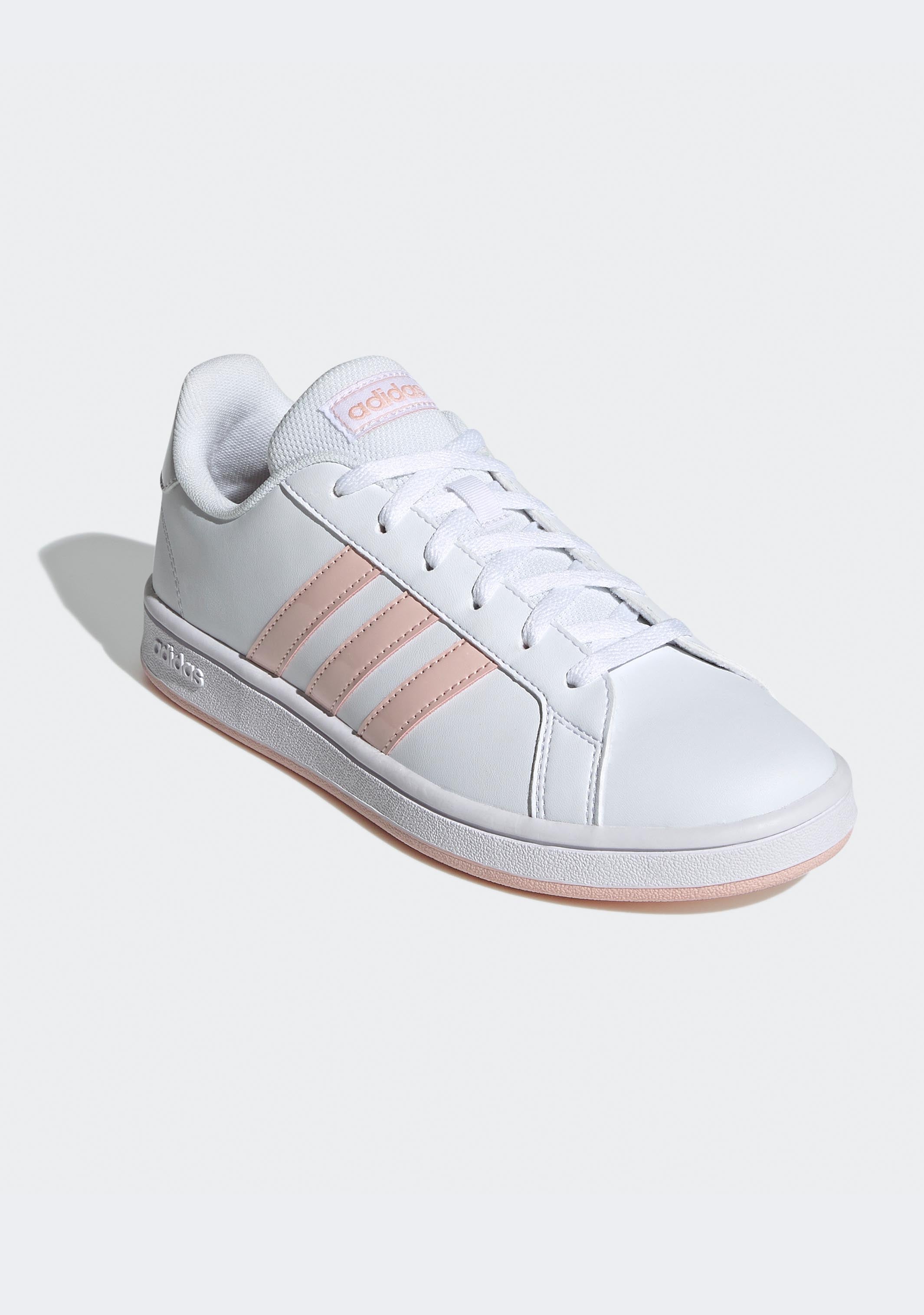 Adidas Women’s Grand Court Base Sneakers - White Tennis Shoes for Women | Comfortable Casual Walking Shoes | Perfect for Gym, Workout & Everyday Wear