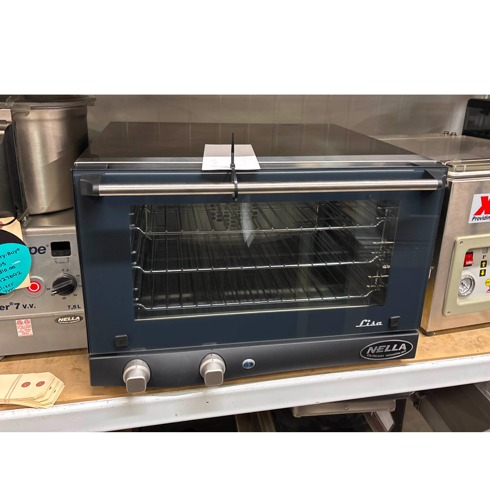 Unox XAF013 Lisa Line Micro Convection Oven 120V - Compact Commercial Countertop Oven for Bakeries, Cafés & Small Kitchens (Scratch & Dent Discount)